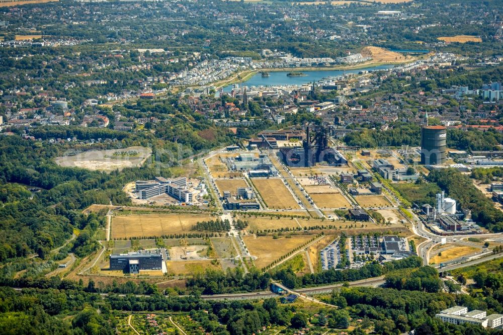 Aerial photograph Dortmund - Development area of industrial wasteland Phoenix-West in the district Hoerde in Dortmund in the state North Rhine-Westphalia