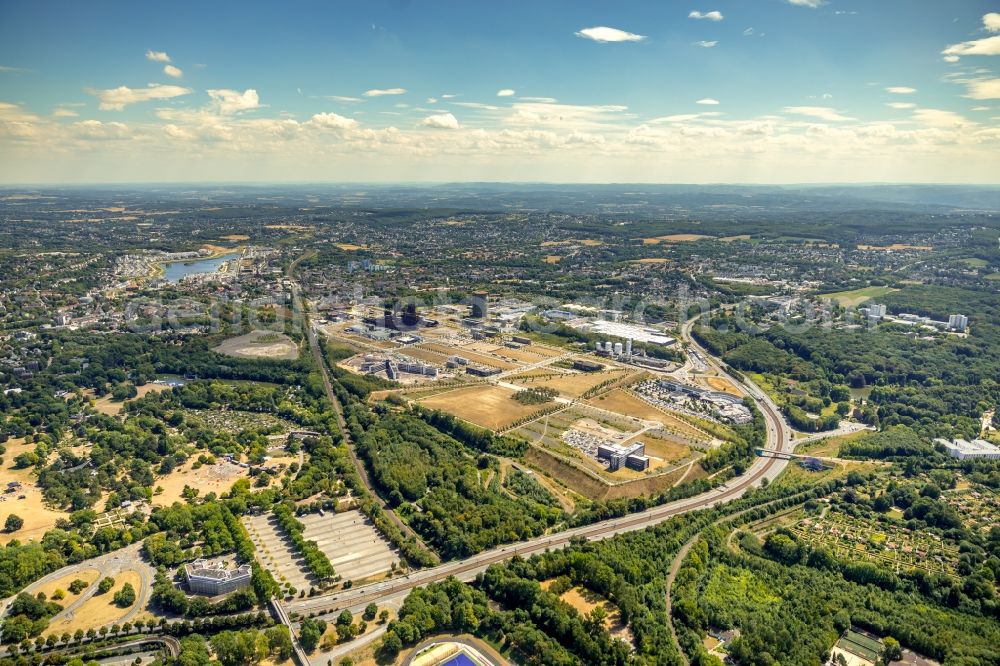 Aerial image Dortmund - Development area of industrial wasteland Phoenix-West in the district Hoerde in Dortmund in the state North Rhine-Westphalia