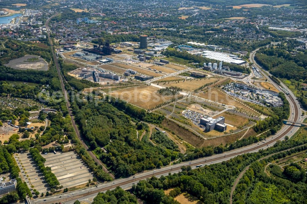 Aerial photograph Dortmund - Development area of industrial wasteland Phoenix-West in the district Hoerde in Dortmund in the state North Rhine-Westphalia