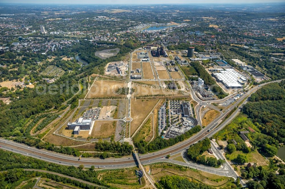 Aerial photograph Dortmund - Development area of industrial wasteland Phoenix-West in the district Hoerde in Dortmund in the state North Rhine-Westphalia