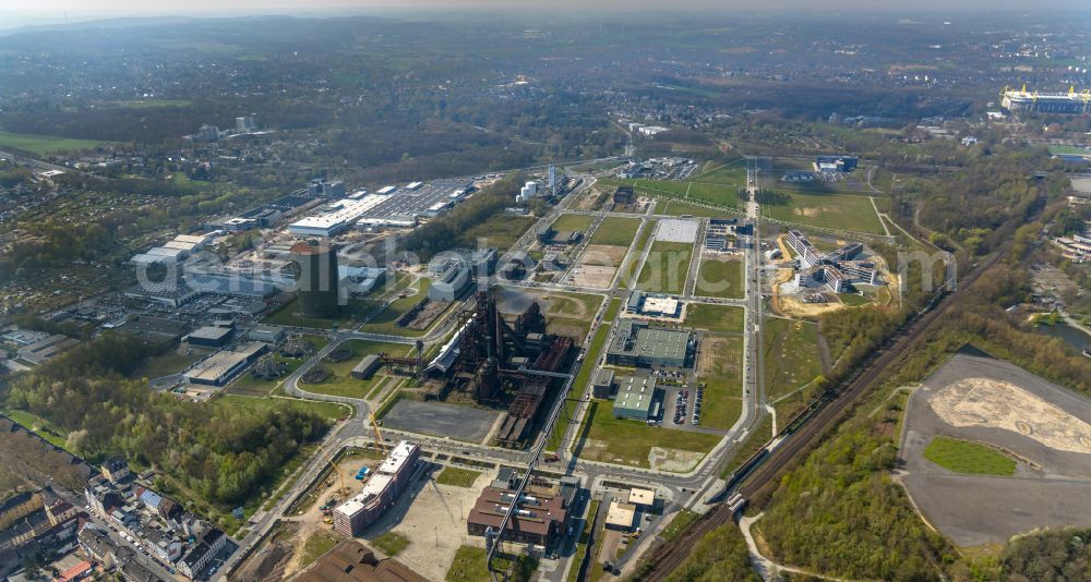 Aerial image Dortmund - Development area of industrial wasteland Phoenix-West in the district Hoerde in Dortmund at Ruhrgebiet in the state North Rhine-Westphalia