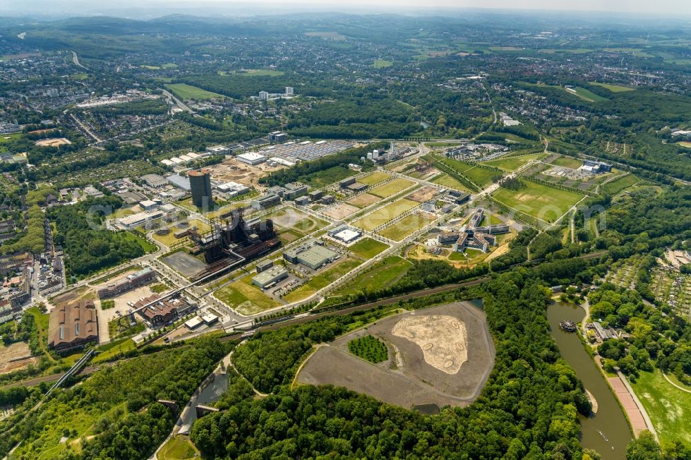 Aerial image Dortmund - Development area of industrial wasteland Phoenix-West in the district Hoerde in Dortmund in the state North Rhine-Westphalia