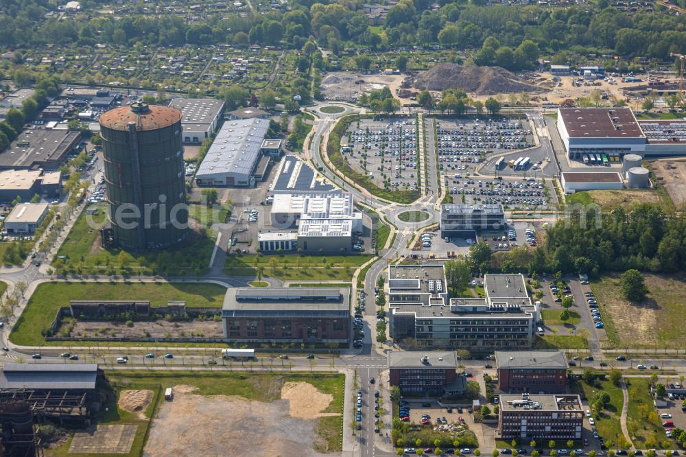 Aerial photograph Dortmund - Development area of industrial wasteland Phoenix-West in the district Hoerde in Dortmund at Ruhrgebiet in the state North Rhine-Westphalia