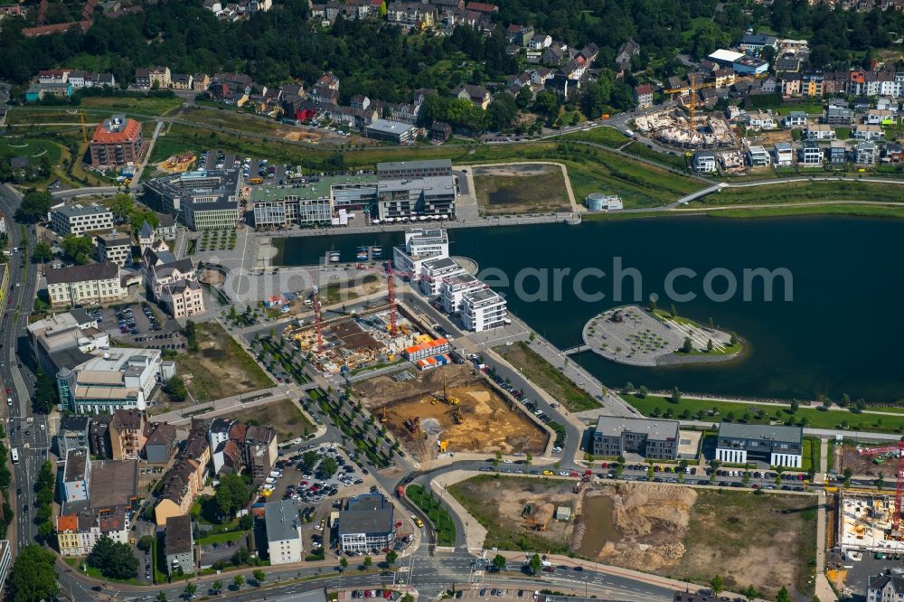 Aerial photograph Dortmund - Development area of industrial wasteland Phoenix See in Dortmund in the state North Rhine-Westphalia