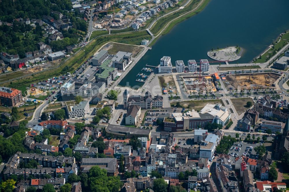 Aerial photograph Dortmund - Development area of industrial wasteland Phoenix See in Dortmund in the state North Rhine-Westphalia