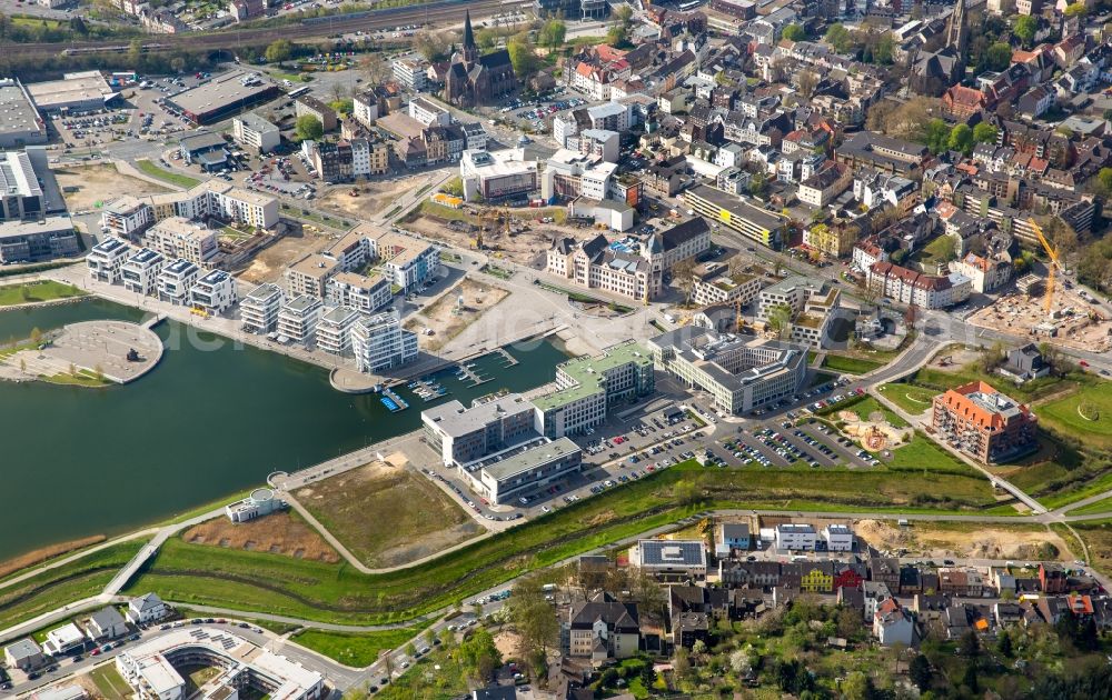 Dortmund from the bird's eye view: Development area of industrial wasteland Phoenix See in Dortmund in the state North Rhine-Westphalia