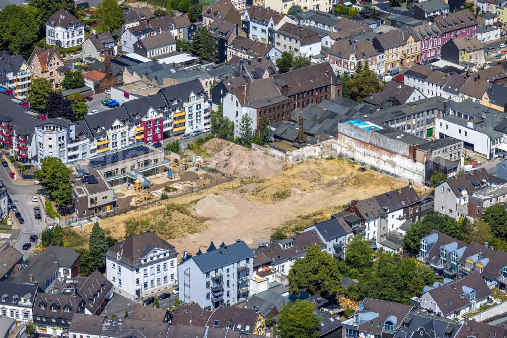 Velbert from the bird's eye view: Development area of industrial wasteland on Sternbergstrasse in Velbert in the state North Rhine-Westphalia, Germany