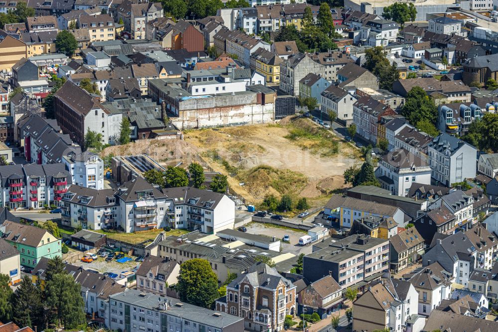 Velbert from above - Development area of industrial wasteland on Sternbergstrasse in Velbert in the state North Rhine-Westphalia, Germany