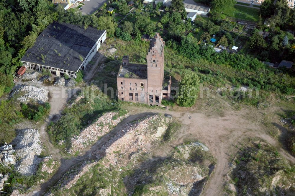 Magdeburg from the bird's eye view: Development area of industrial wasteland on Sieverstorstrasse in the district Alte Neustadt in Magdeburg in the state Saxony-Anhalt, Germany