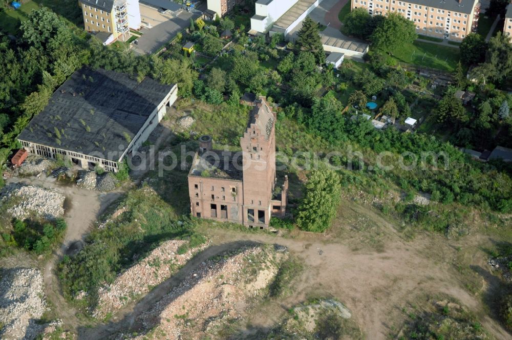 Aerial image Magdeburg - Development area of industrial wasteland on Sieverstorstrasse in the district Alte Neustadt in Magdeburg in the state Saxony-Anhalt, Germany