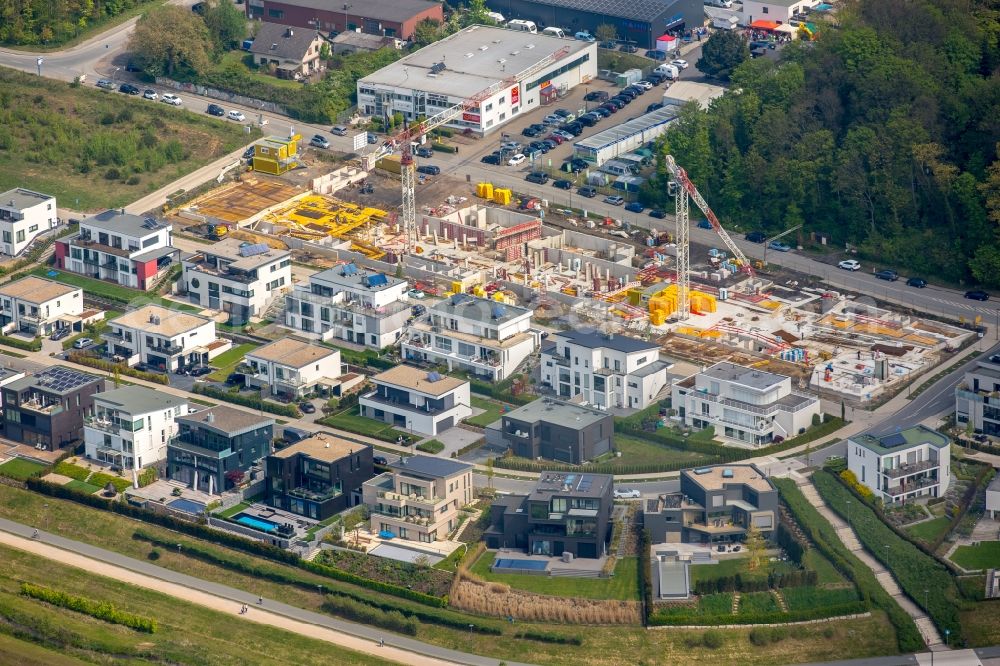 Dortmund from above - Development area of industrial wasteland Phoenix See in Dortmund in the state North Rhine-Westphalia