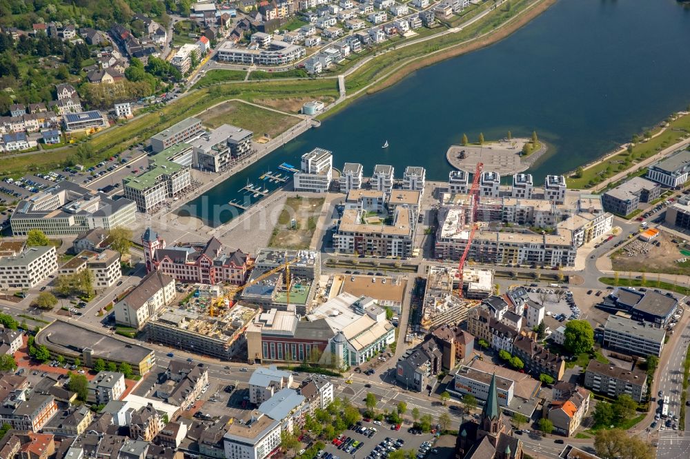 Aerial photograph Dortmund - Development area of industrial wasteland Phoenix See in Dortmund in the state North Rhine-Westphalia