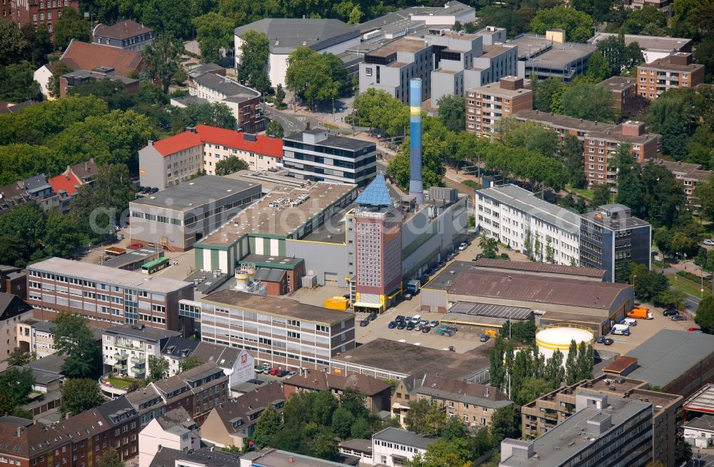 Oberhausen from the bird's eye view: ENVO - thermal power plant of Oberhausen in North Rhine-Westphalia