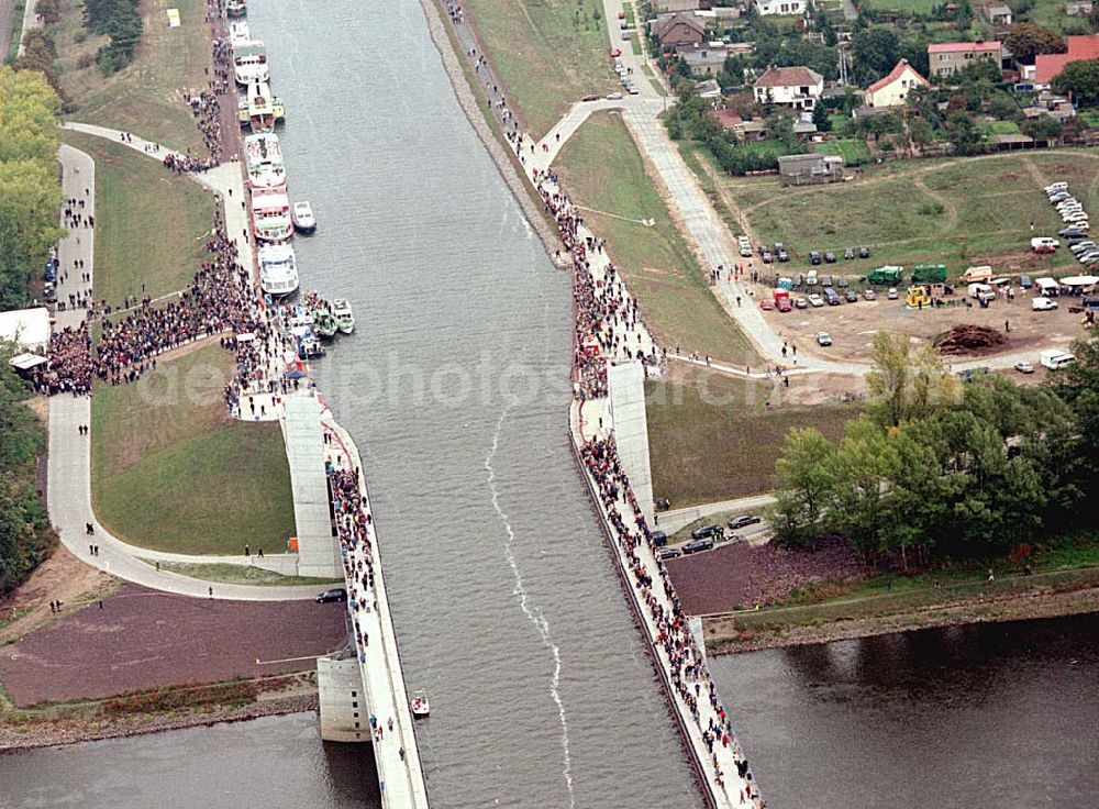 Hohenwarthe / Sachsen-Anhalt from the bird's eye view: .