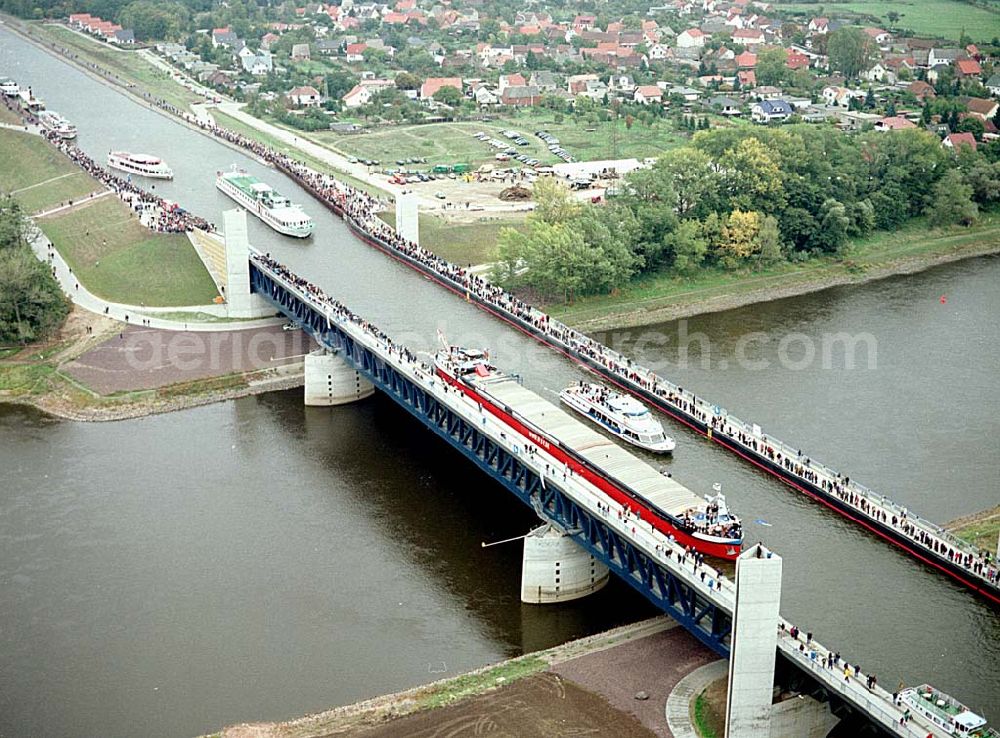 Hohenwarthe / Sachsen-Anhalt from the bird's eye view: .