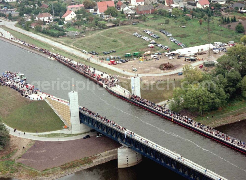 Hohenwarthe / Sachsen-Anhalt from above - .