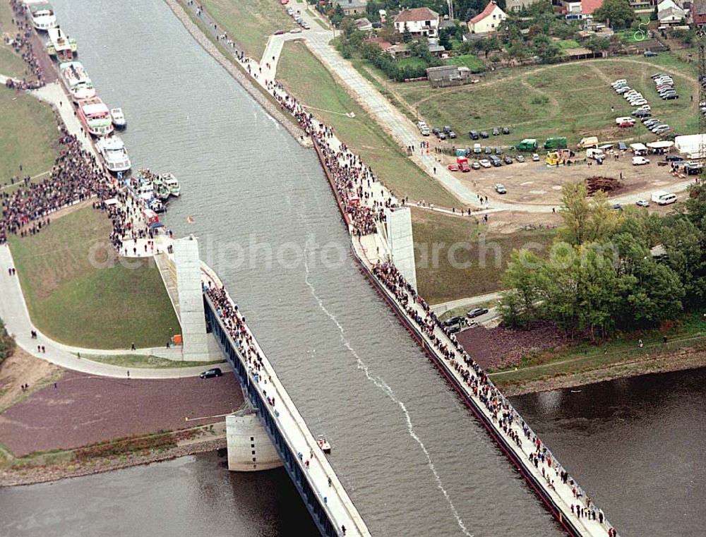 Hohenwarthe / Sachsen-Anhalt from the bird's eye view: .