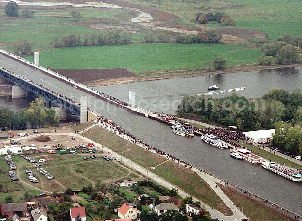 Hohenwarthe / Sachsen-Anhalt from above - .