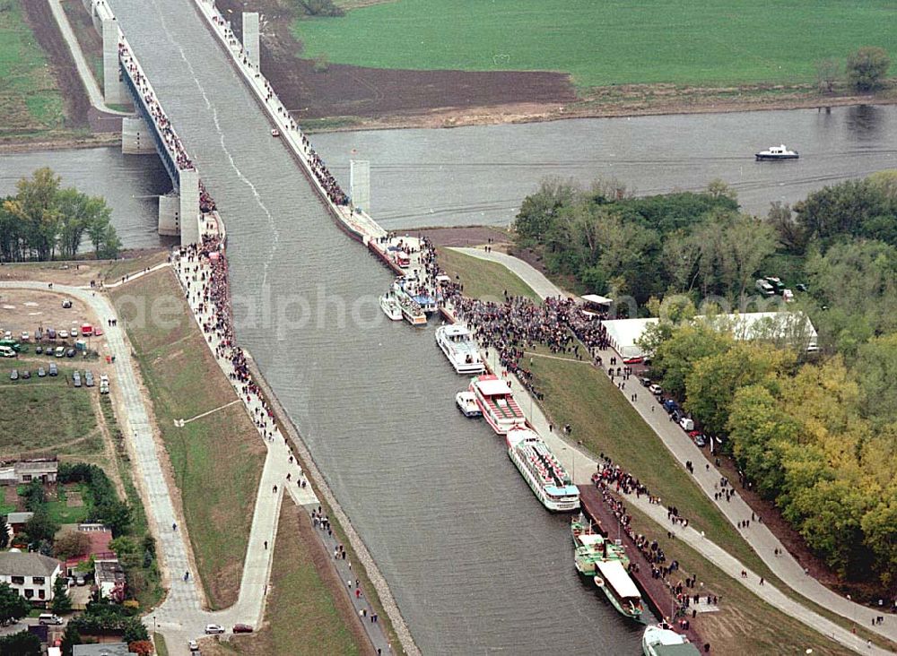 Hohenwarthe / Sachsen-Anhalt from the bird's eye view: .