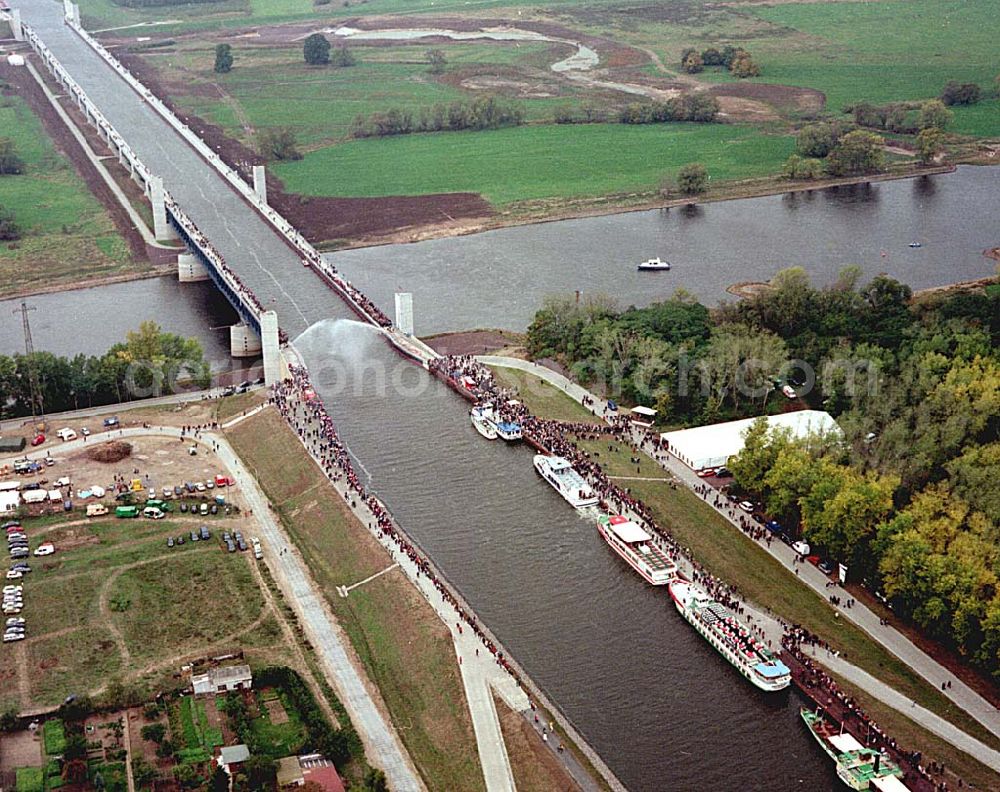 Hohenwarthe / Sachsen-Anhalt from above - .