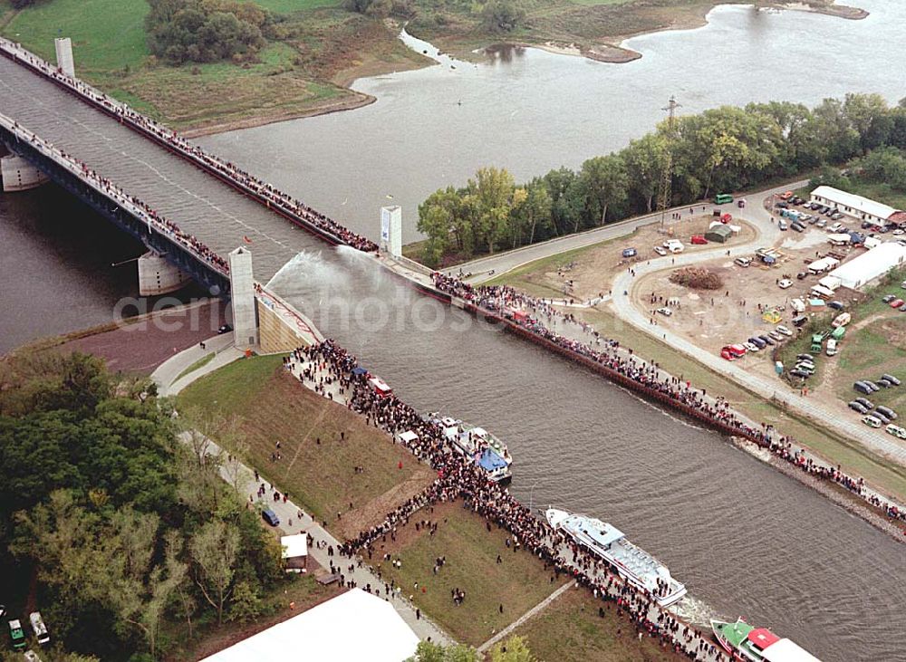 Hohenwarthe / Sachsen-Anhalt from the bird's eye view: .