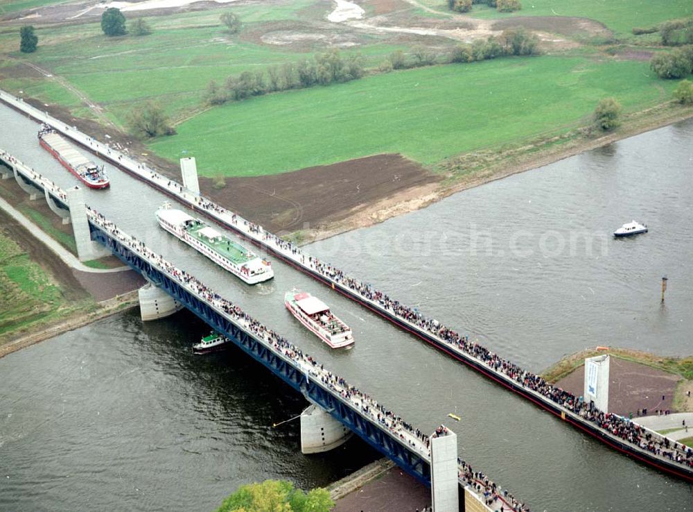 Hohenwarthe / Sachsen-Anhalt from above - .