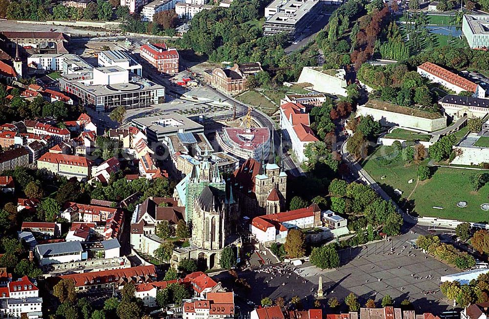 Erfurt / Thüringen from the bird's eye view: 