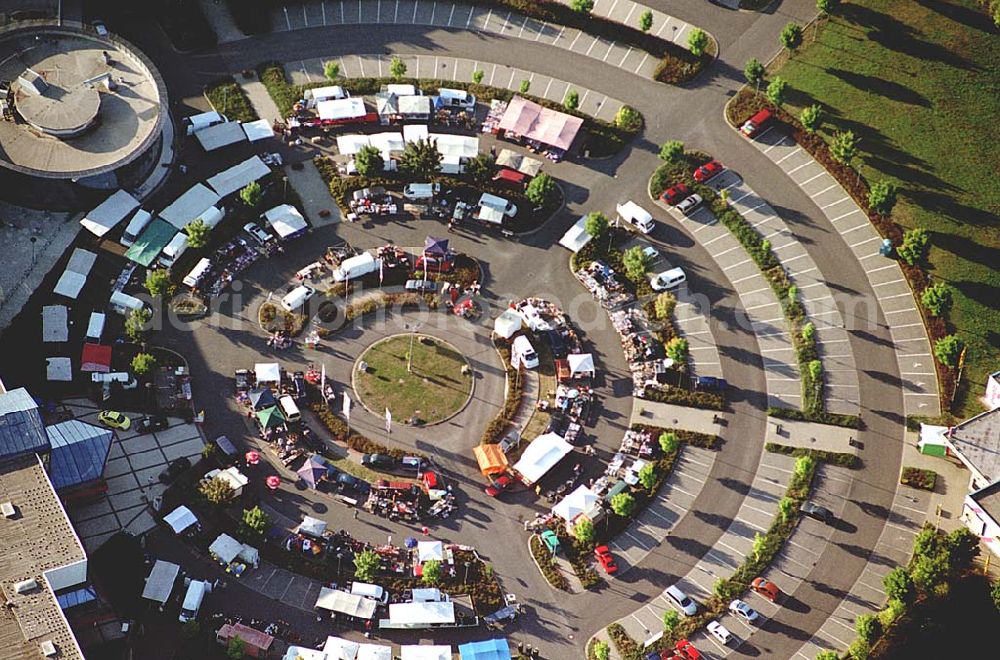 Erfurt from above - Wochenendmarkt in Erfurt - Nord