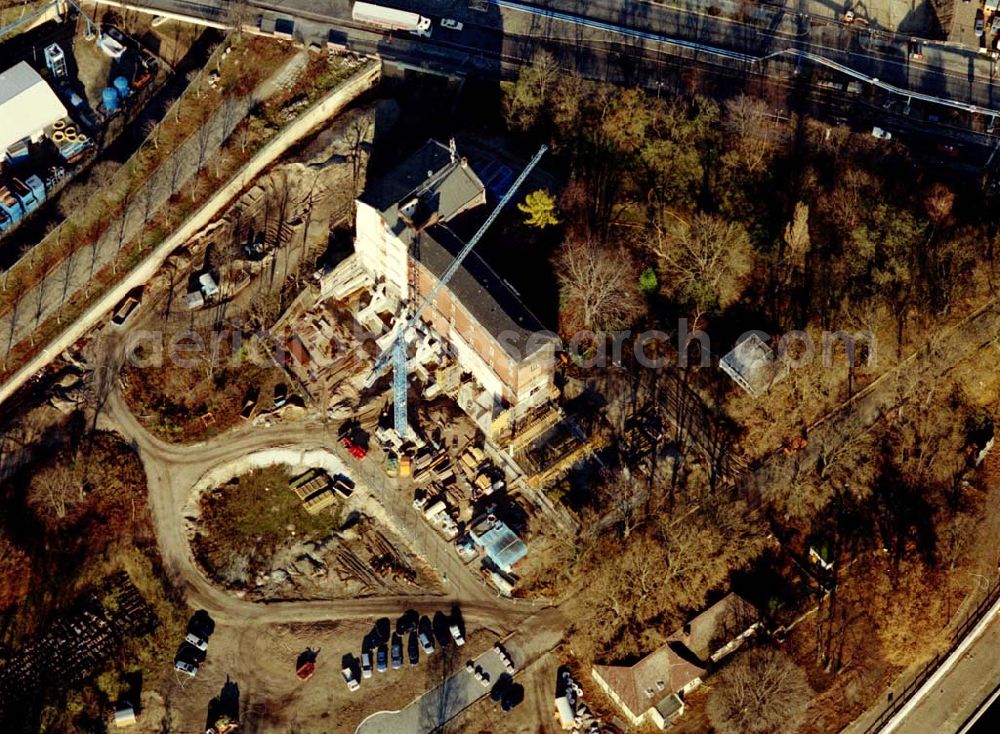 Aerial image Berlin - Tiergarten - Errichtung der Feuer- und Polizeiwache am Bundeskanzleramt im Berliner Regierungsviertel - ein Bauprojekt der SCHÄLERBAU BERLIN GmbH Niederlassung Hochbau Herrn Karakianis pers. Seydelstraße 28 10117 BERLIN 35187301 Herr Karakianis