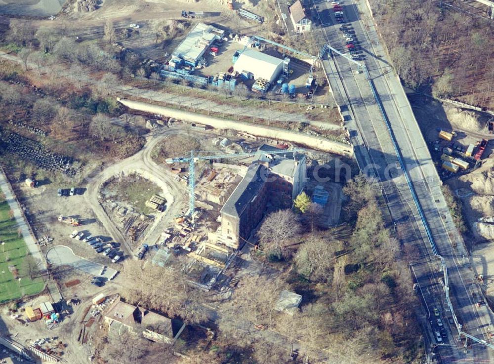 Berlin - Tiergarten from above - Errichtung der Feuer- und Polizeiwache am Bundeskanzleramt im Berliner Regierungsviertel - ein Bauprojekt der SCHÄLERBAU BERLIN GmbH Niederlassung Hochbau Herrn Karakianis pers. Seydelstraße 28 10117 BERLIN 35187301 Herr Karakianis