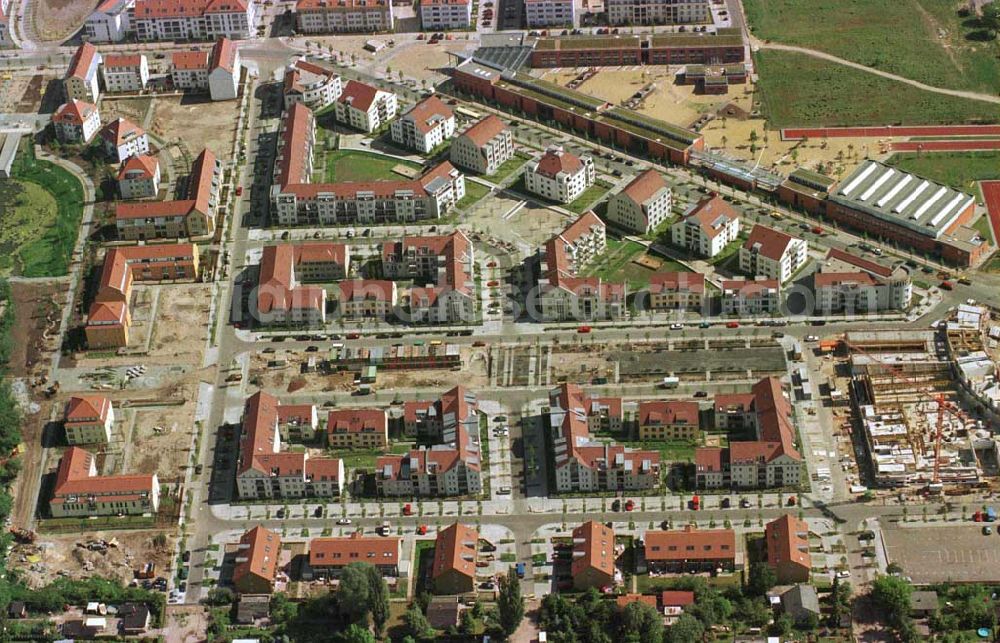 Aerial image Berlin - Karow - Errichtung von Neubauwohnungen in Karow-Nord.