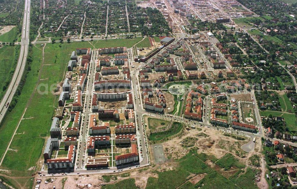 Aerial image Berlin - Karow - Errichtung von Neubauwohnungen in Karow-Nord.