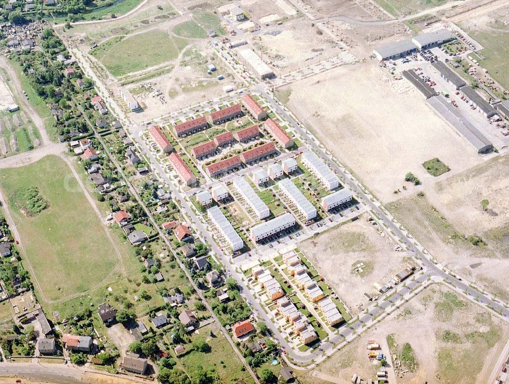 Berlin - Biesdorf from the bird's eye view: Errichtung des Wohngebietes Biesdorf - Süd in Berlin - Hellersdorf.