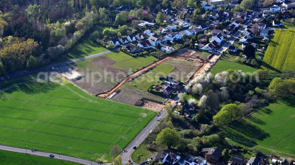 Aerial image Holtorf - Development of the new development area in Niederholtorf - Sued in Bonn in the state North Rhine-Westphalia, Germany