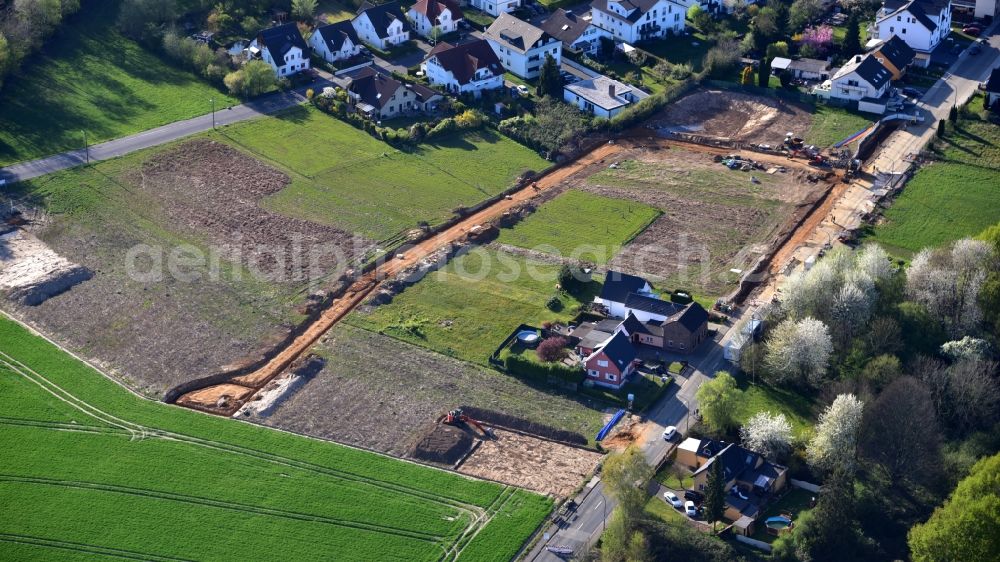 Aerial photograph Holtorf - Development of the new development area in Niederholtorf - Sued in Bonn in the state North Rhine-Westphalia, Germany