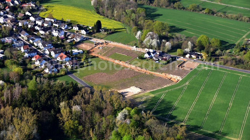 Holtorf from above - Development of the new development area in Niederholtorf - Sued in Bonn in the state North Rhine-Westphalia, Germany