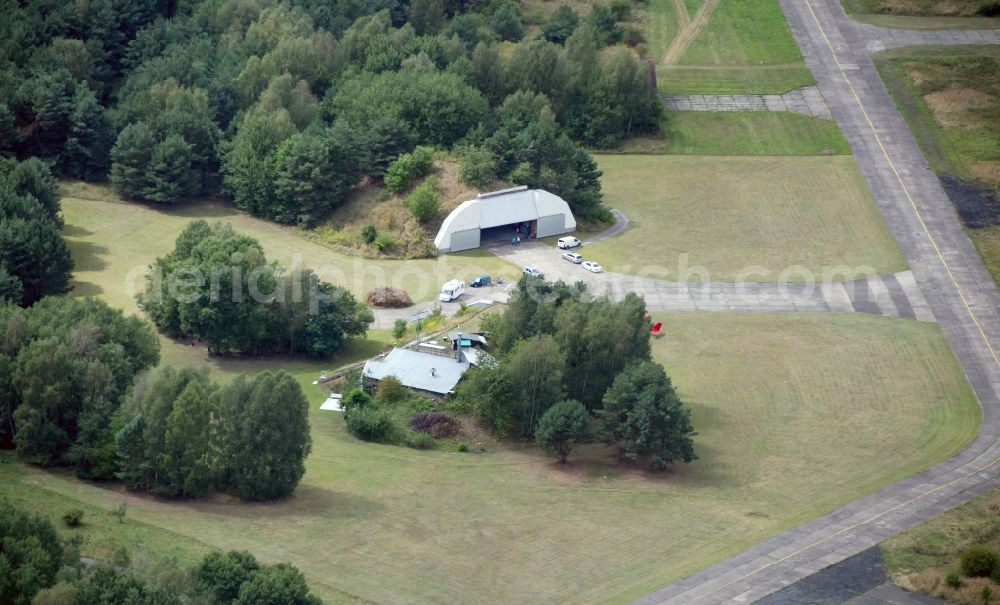 Werneuchen from above - First Nationwide aerial photographers meeting on the airfield Werneuchen in Brandenburg