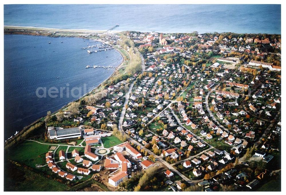 Rerik / Mecklenburg - Vorpommern from the bird's eye view: Erweitertes Ferienobjekt der AWO-SANO am Achterwasser in Rerik / Mecklenburg - Vorpommern.