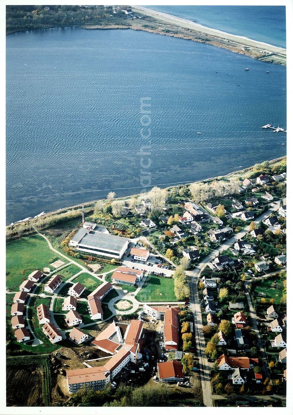 Rerik / Mecklenburg - Vorpommern from above - Erweitertes Ferienobjekt der AWO-SANO am Achterwasser in Rerik / Mecklenburg - Vorpommern.