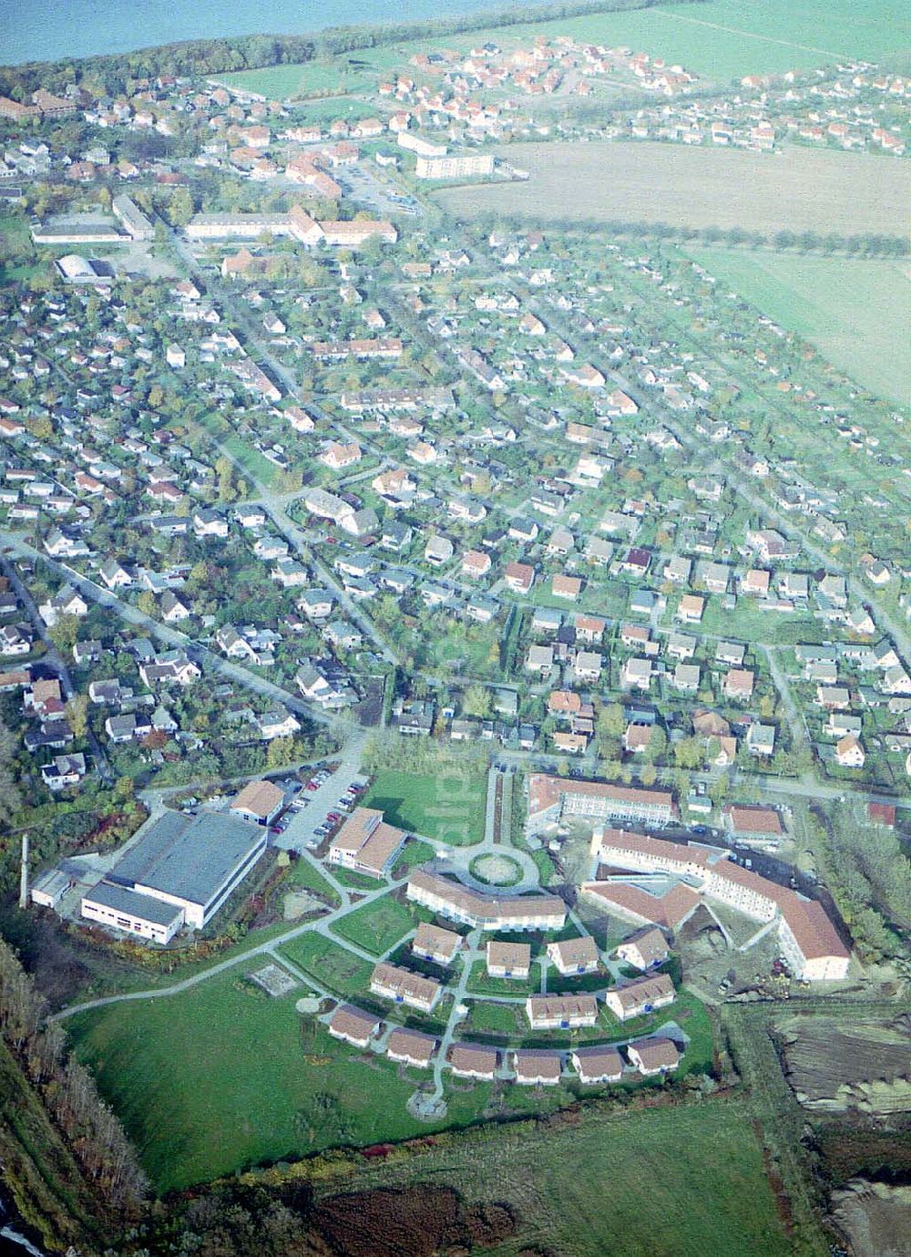 Rerik / Mecklenburg - Vorpommern from the bird's eye view: Erweitertes Ferienobjekt der AWO-SANO am Achterwasser in Rerik / Mecklenburg - Vorpommern.