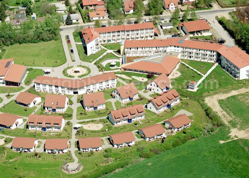 Rerik from the bird's eye view: Erweitertes Ferienobjekt der AWO-SANO am Achterwasser in Rerik / Mecklenburg - Vorpommern.