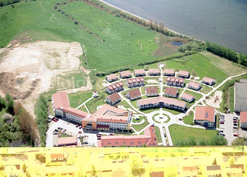 Rerik from the bird's eye view: Erweitertes Ferienobjekt der AWO-SANO am Achterwasser in Rerik / Mecklenburg - Vorpommern.