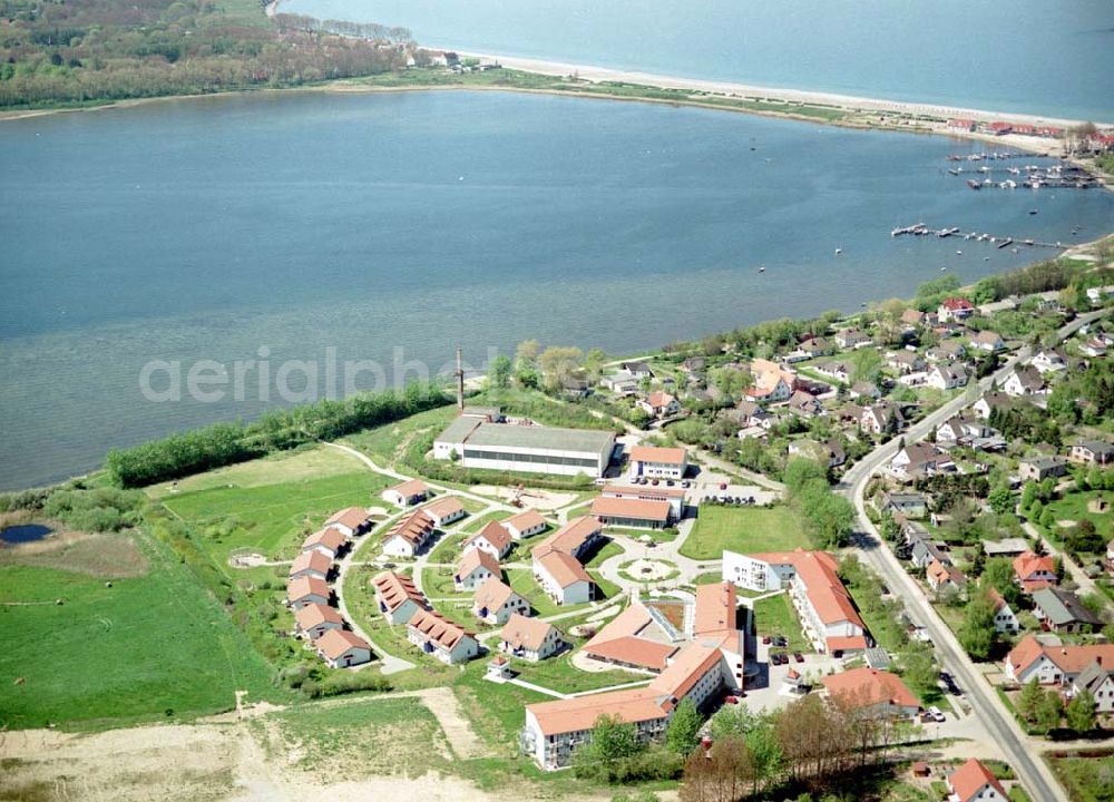 Aerial photograph Rerik - Erweitertes Ferienobjekt der AWO-SANO am Achterwasser in Rerik / Mecklenburg - Vorpommern.