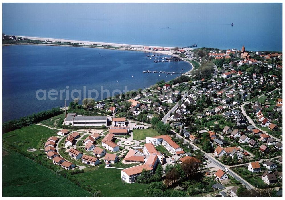 Rerik from the bird's eye view: Erweitertes Ferienobjekt der AWO-SANO am Achterwasser in Rerik / Mecklenburg - Vorpommern.