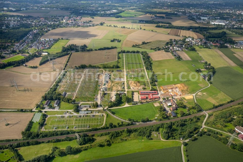 Aerial photograph Bochum - Animal breeding equipment Livestock breeding for meat production in Bochum in the state North Rhine-Westphalia, Germany