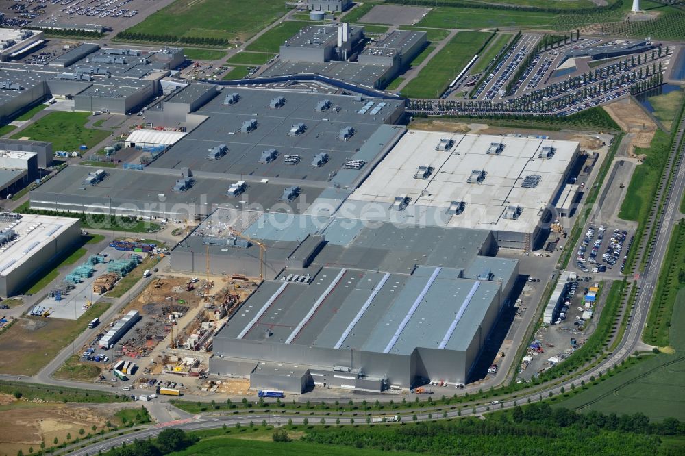 Leipzig from above - BMW Motorcycle Plant Leipzig in Saxony