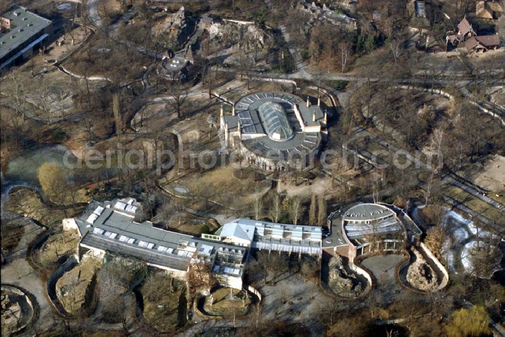 Berlin - Charlottenburg from above - Erweiterungsbau auf dem Gelände des Berliner Zoo`s in Berlin Charlottenburg