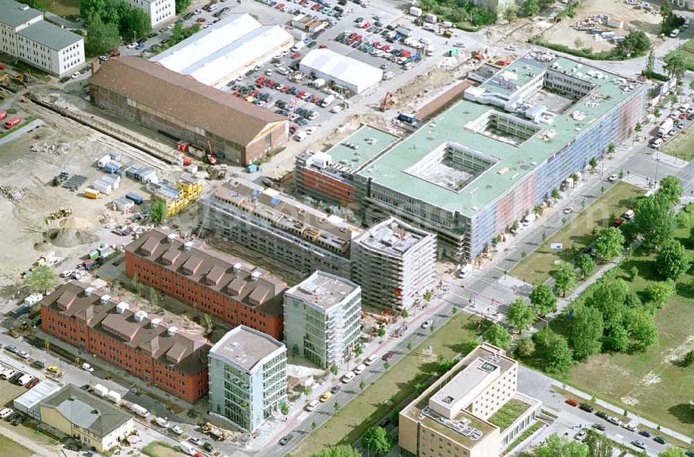 Aerial image Adlershof / Berlin - Erweiterungsbau Geophysik. Institut der Humboldt-Universität-Berlin auf dem WISTAS-Gelände in Berlin Adlershof Datum: 15.05.03