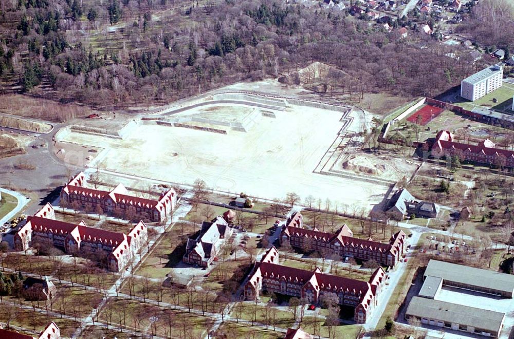 Aerial image Berlin - Buch - Erweiterungsbaustelle der HELIOS-Kliniken AG am Klinikum Berlin-Buch