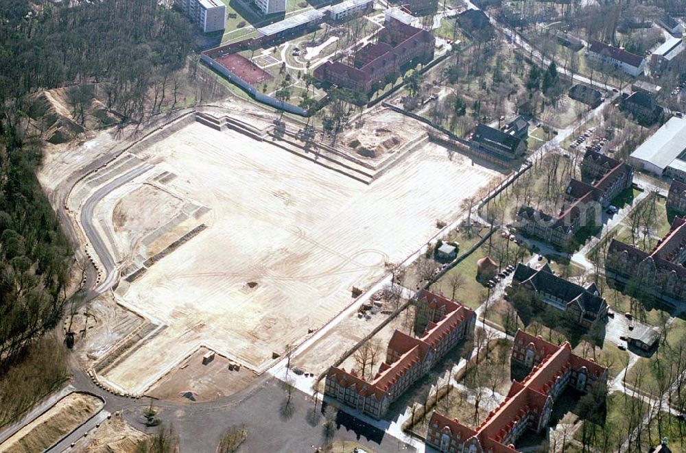 Berlin - Buch from the bird's eye view: Erweiterungsbaustelle der HELIOS-Kliniken AG am Klinikum Berlin-Buch